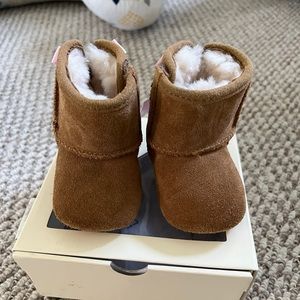 Baby Ugg Jesse Bow II booties - Chestnut Brown 0/1 size